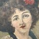 Old painting Portrait of a woman