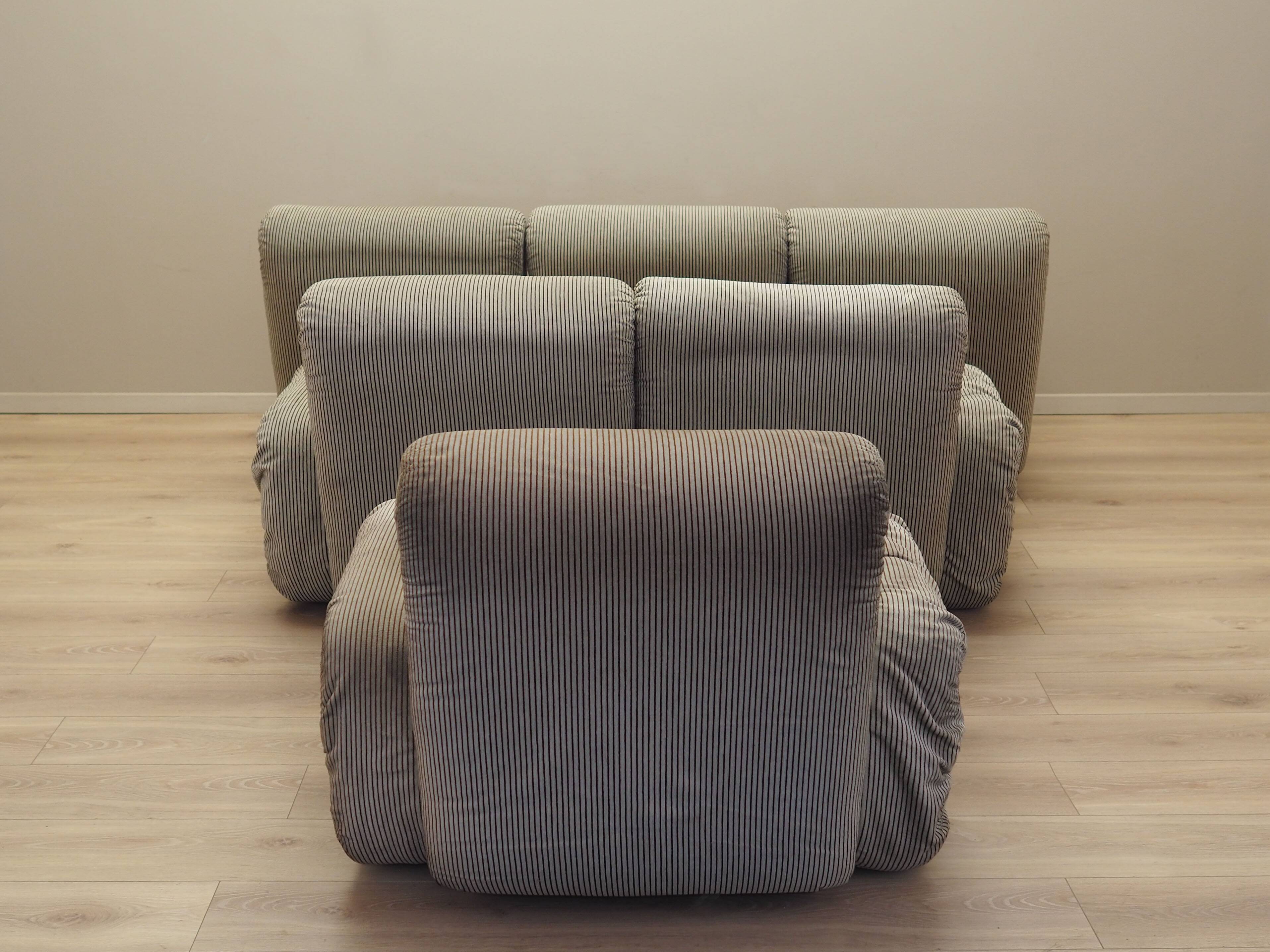 Modular sofa, Italian design, 1960s, production: Italy