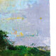 Modern painting - abstract Mediterranean landscape
