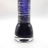 Mid-century modern Scandinavian design a rather large purple crystal glass