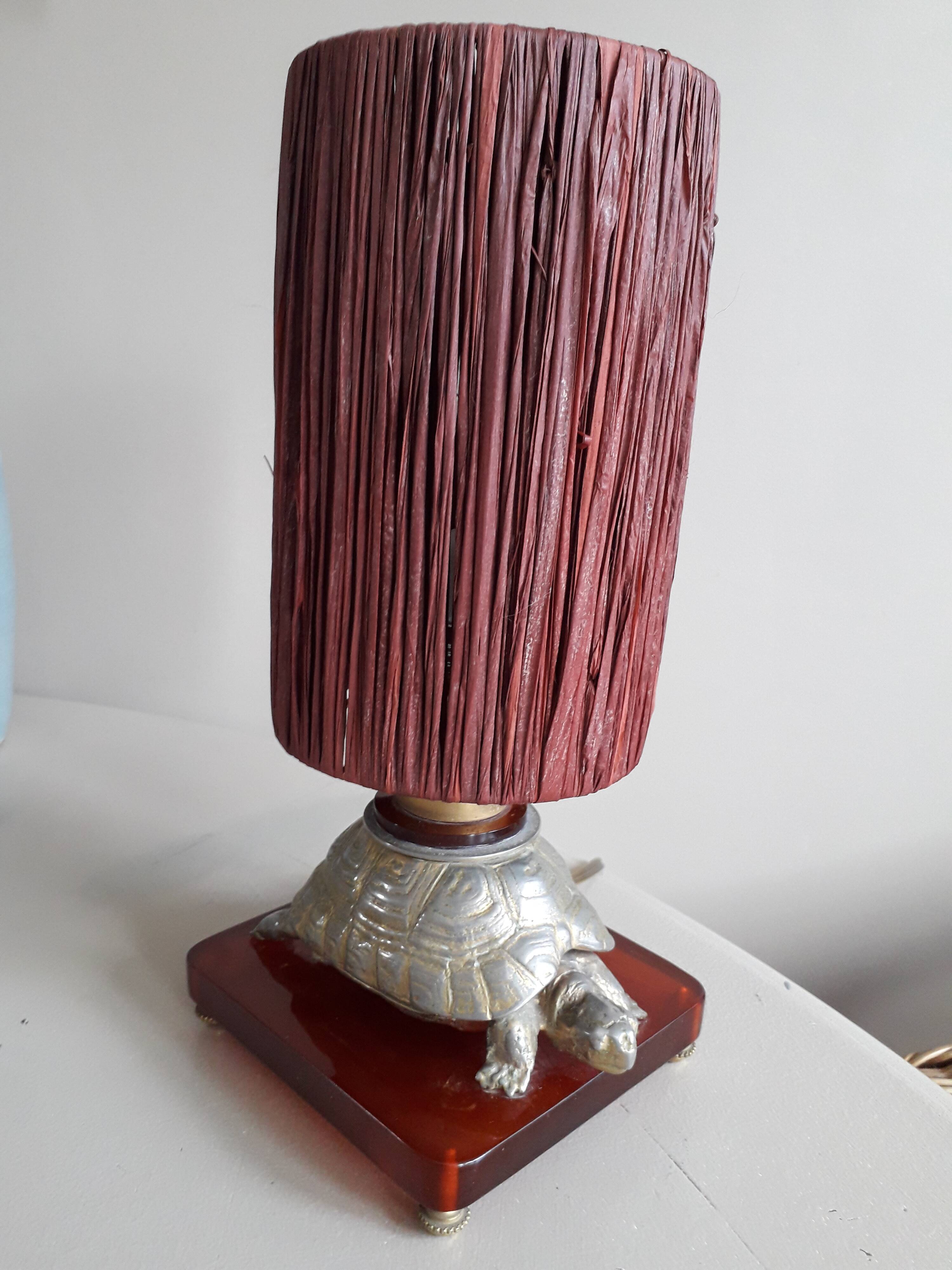 Turtle lamp from the 1940s