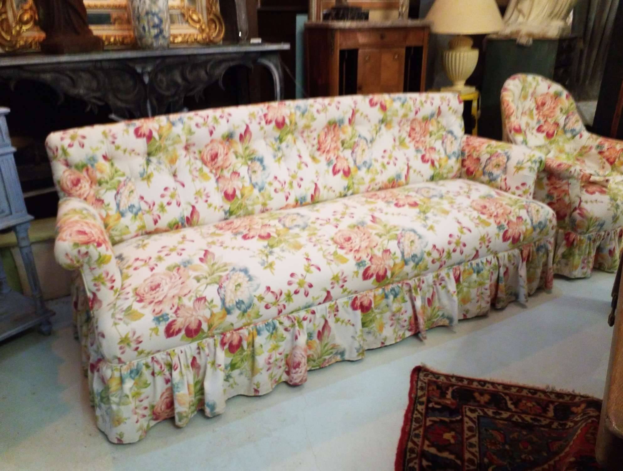 Pair of toad armchairs