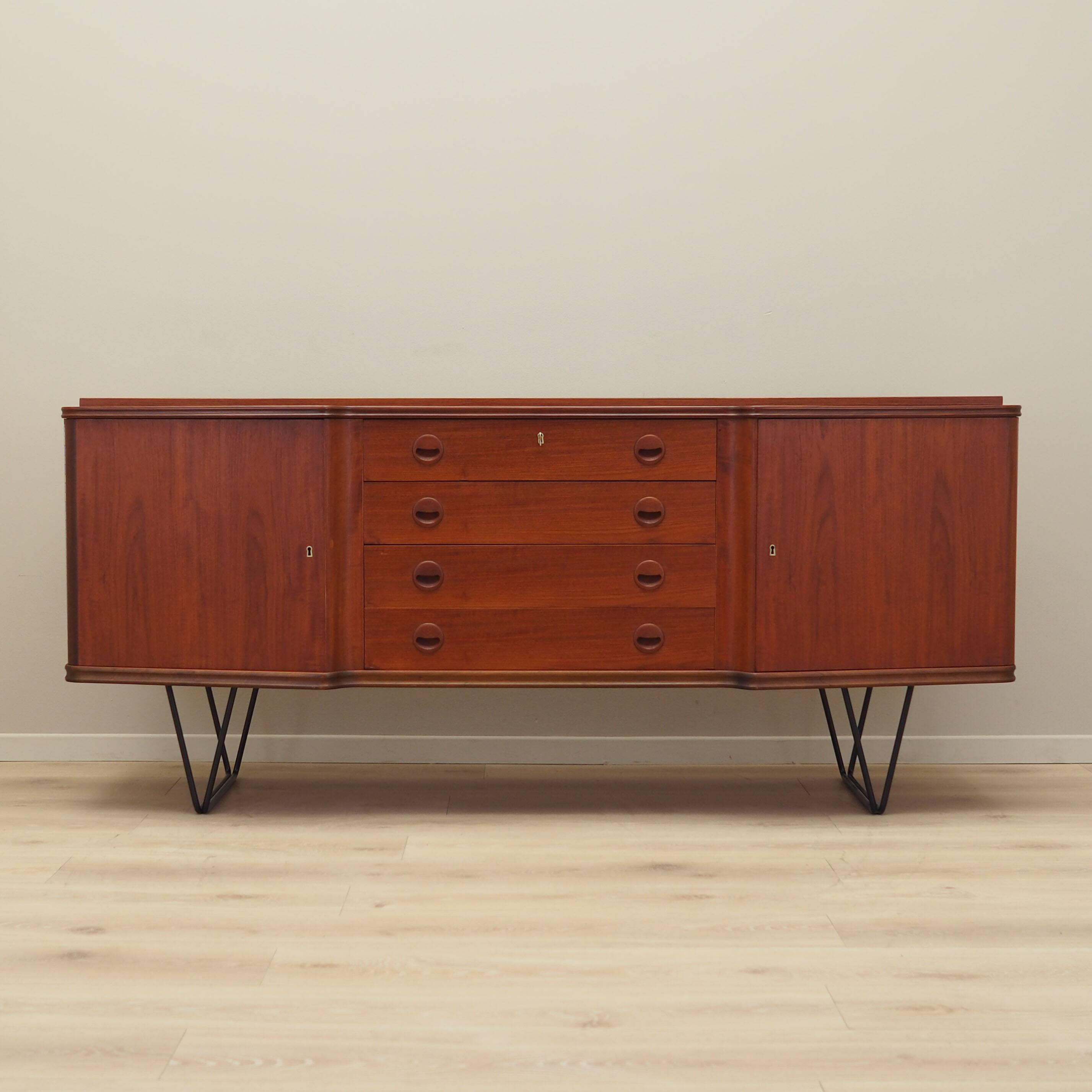 Teak sideboard, Danish design, 1970s, production: Denmark