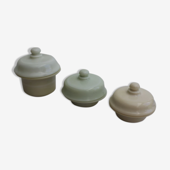 Lot de 3 pots