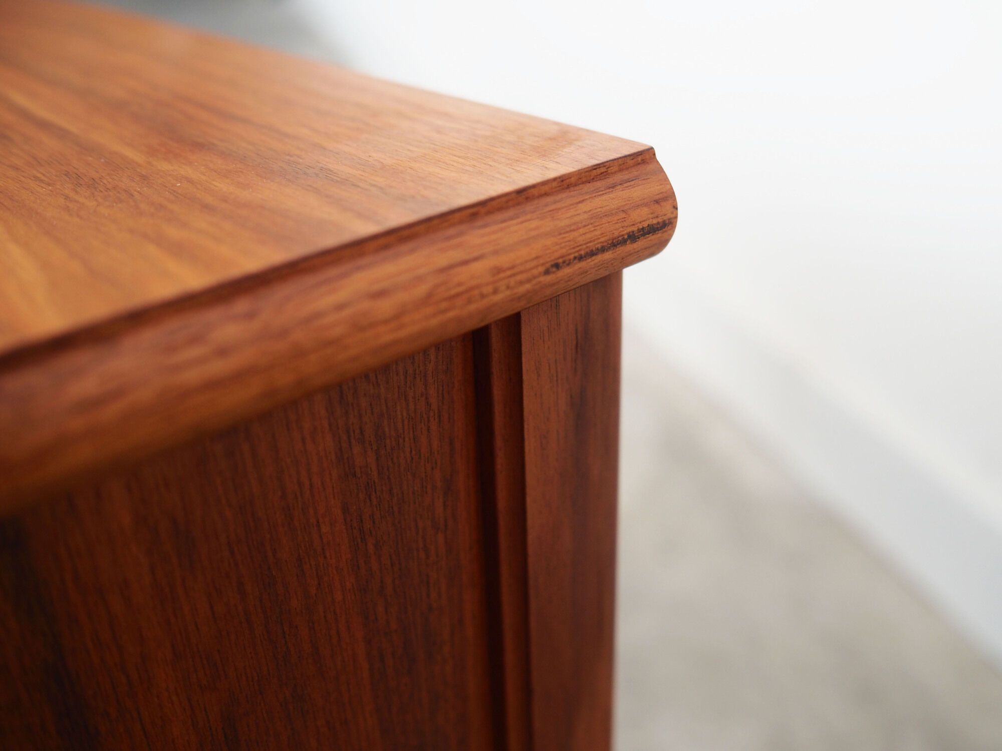 Mahogany chest of drawers, Swedish design, 1970s, made in Sweden