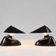Brown Bakelite Lamps by Bauhaus for ESC Zukov 1930s