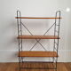 Floor on wooden and metal stand