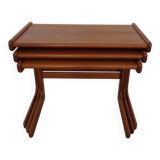 Danish Teak Nesting Tables from Salin Nyborg, 1960s, Set of 3