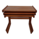 Danish Teak Nesting Tables from Salin Nyborg, 1960s, Set of 3
