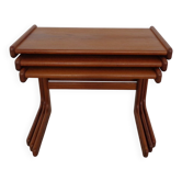 Danish Teak Nesting Tables from Salin Nyborg, 1960s, Set of 3