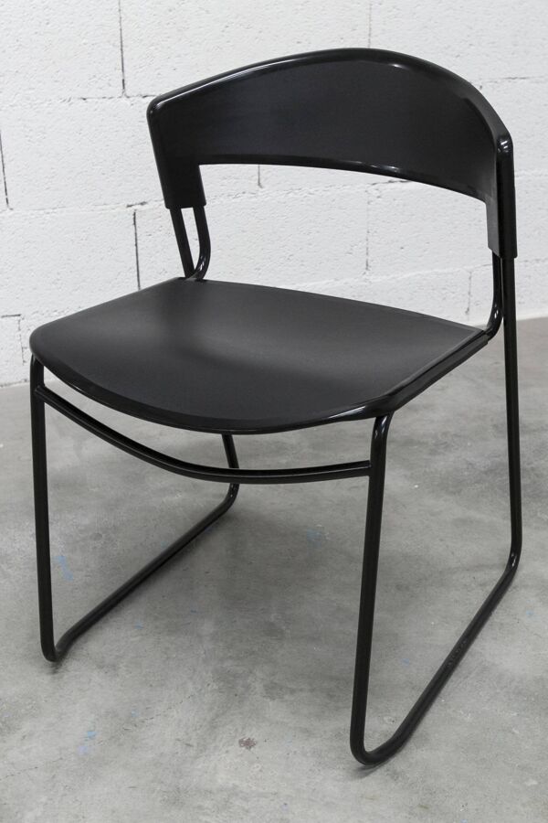 Chaise Paolo Favaretto Airborne Steelcase Strafor 1989