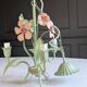 Ancien lustre fleuri italien