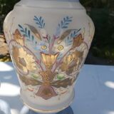 Pair of vases in romantic opaline Napoleon III