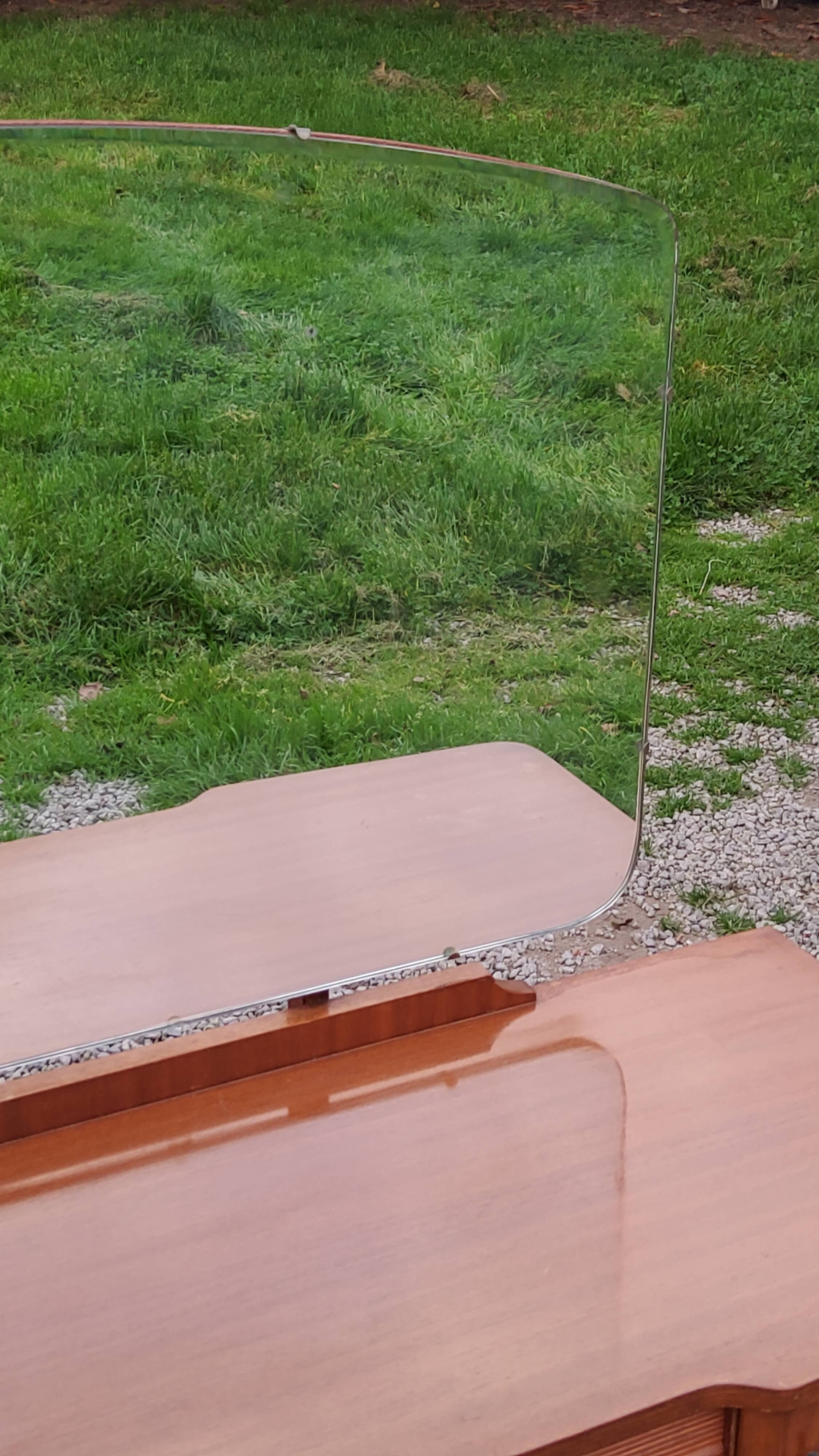 Vintage 1960s mahogany dressing table chest of drawers