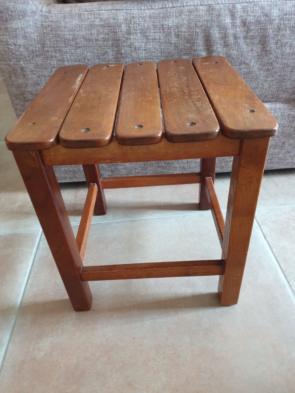 Wooden stool