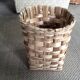 Chestnut basket braided