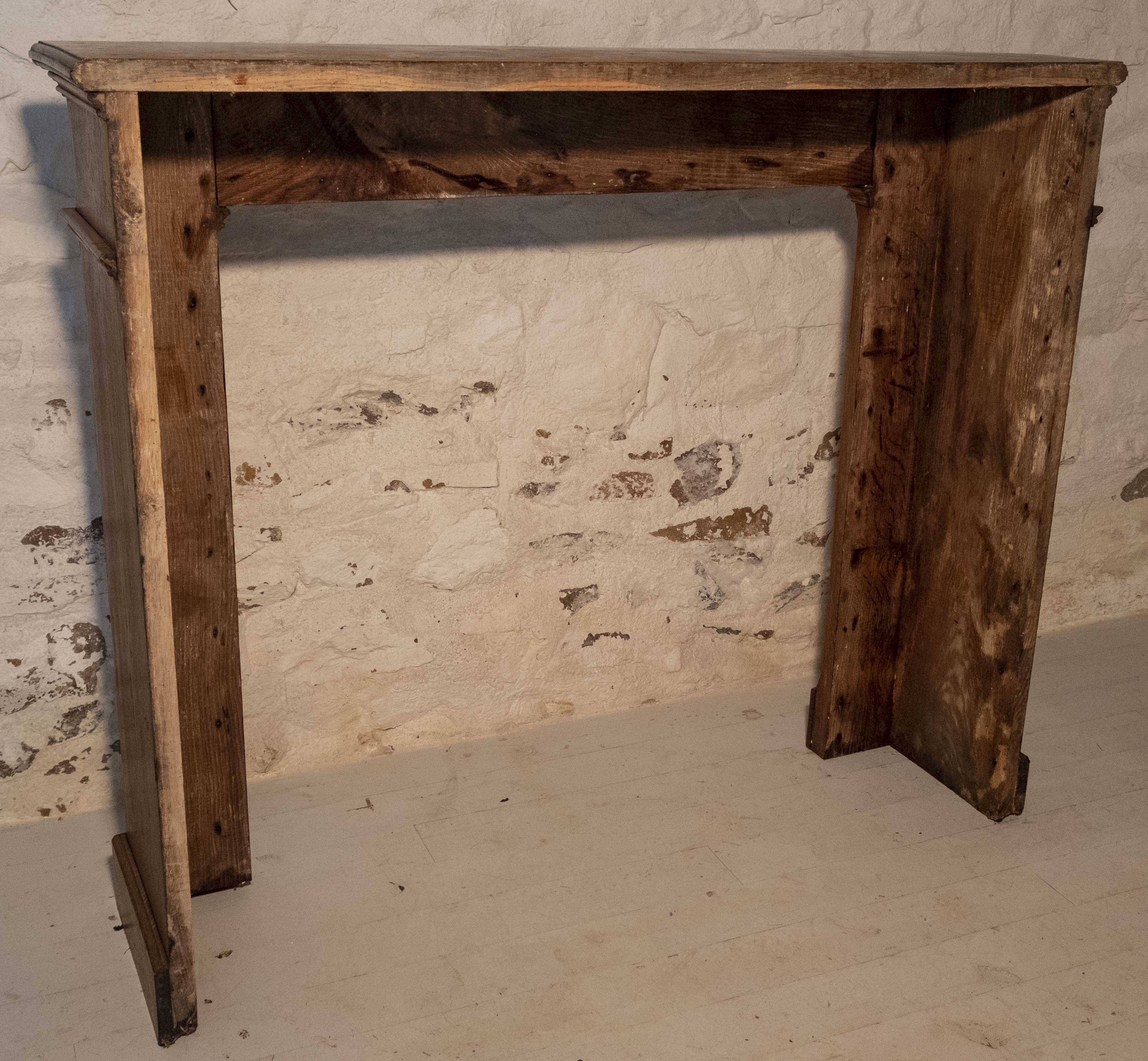 Oak mantelpiece