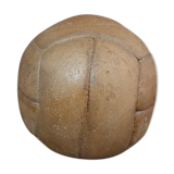Vintage leather soccer ball