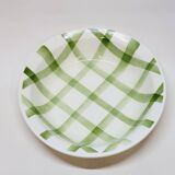 Moulin Des Loups Salad Bowl Green Check Tablecloth Model