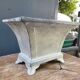 Cast iron jardiniere grey planter