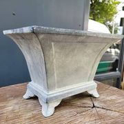 Cast iron jardiniere grey planter
