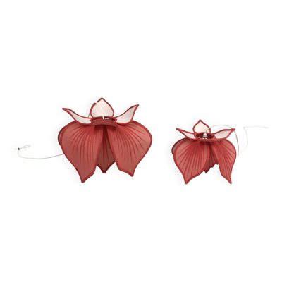 Ensemble de lampes suspendues en tissu Lotus