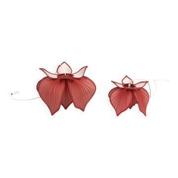 Ensemble de lampes suspendues en tissu Lotus
