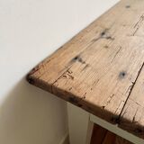 Old farm table, low