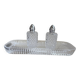 Tray with crystal salt and pepper shakers