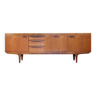 Midcentury Greaves & Thomas Teck et Afromosia Buffet / Long John