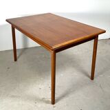 Teak extendable Danish dining table, H. Sigh & Søns Møbelfabrik AS