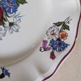 Two Sarreguemines Agreste dinner plates