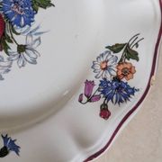 Deux assiettes plates Sarreguemines Agreste