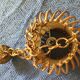 Vintage rattan pendant light