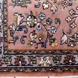 Tapis vintage Seraband à motifs floraux fait main
