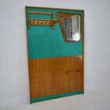 Mid-century wall mounted coat rack Czechoslovakia, 1970s