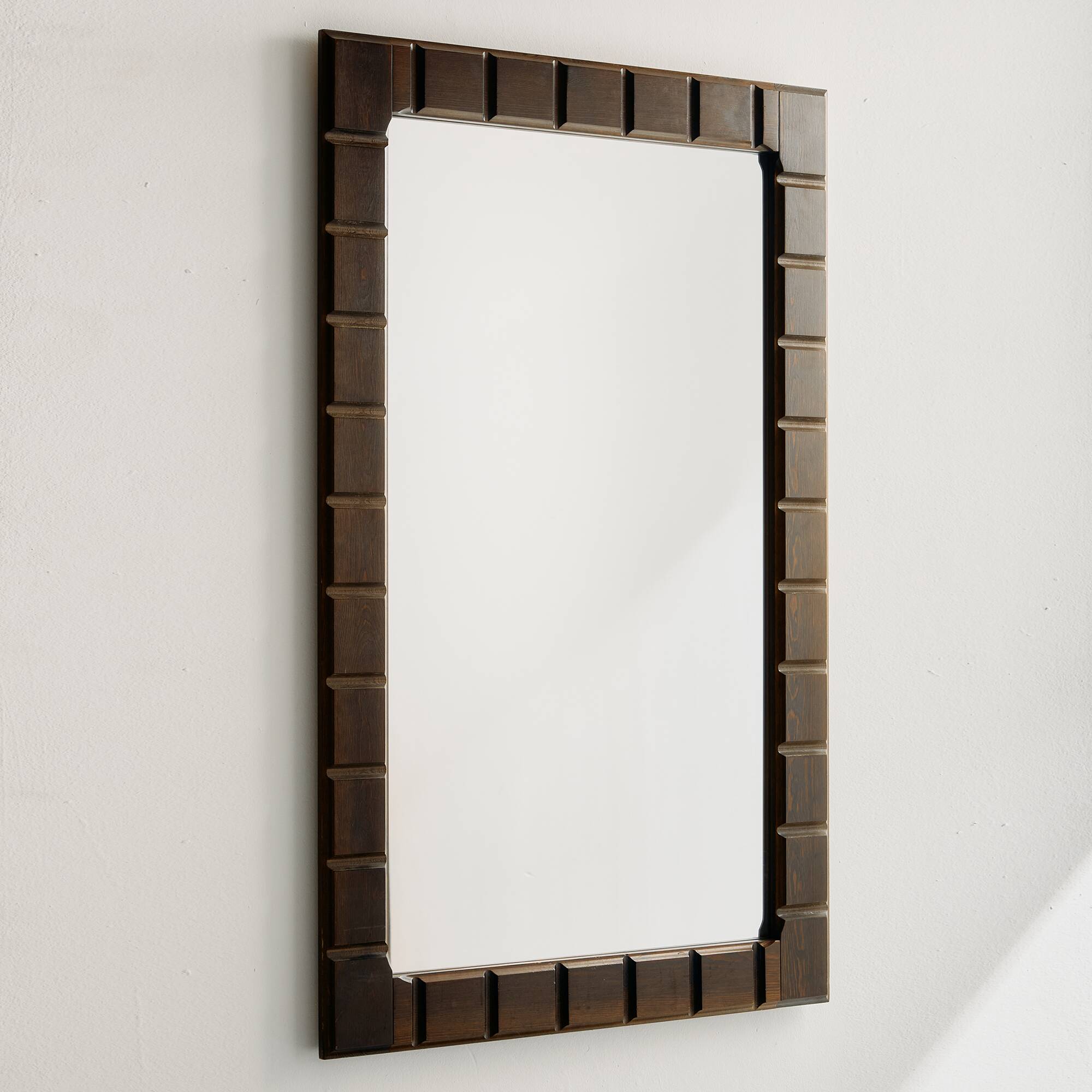 Miroir encadré en pin