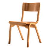 Chaise empilable en hêtre