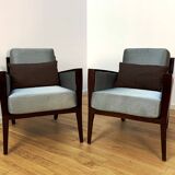 Paire de fauteuils design