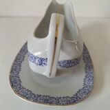 Bavaria H.J.Co porcelain sauce boat purple 1920–30