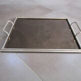 Large antique art deco mirror tray