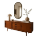Italian Veca mirror in smoked glass, 1970s