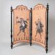 Italian screen with recent decorative painting