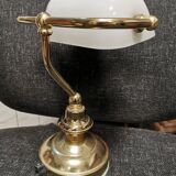 Small vintage desk lamp reading notary style