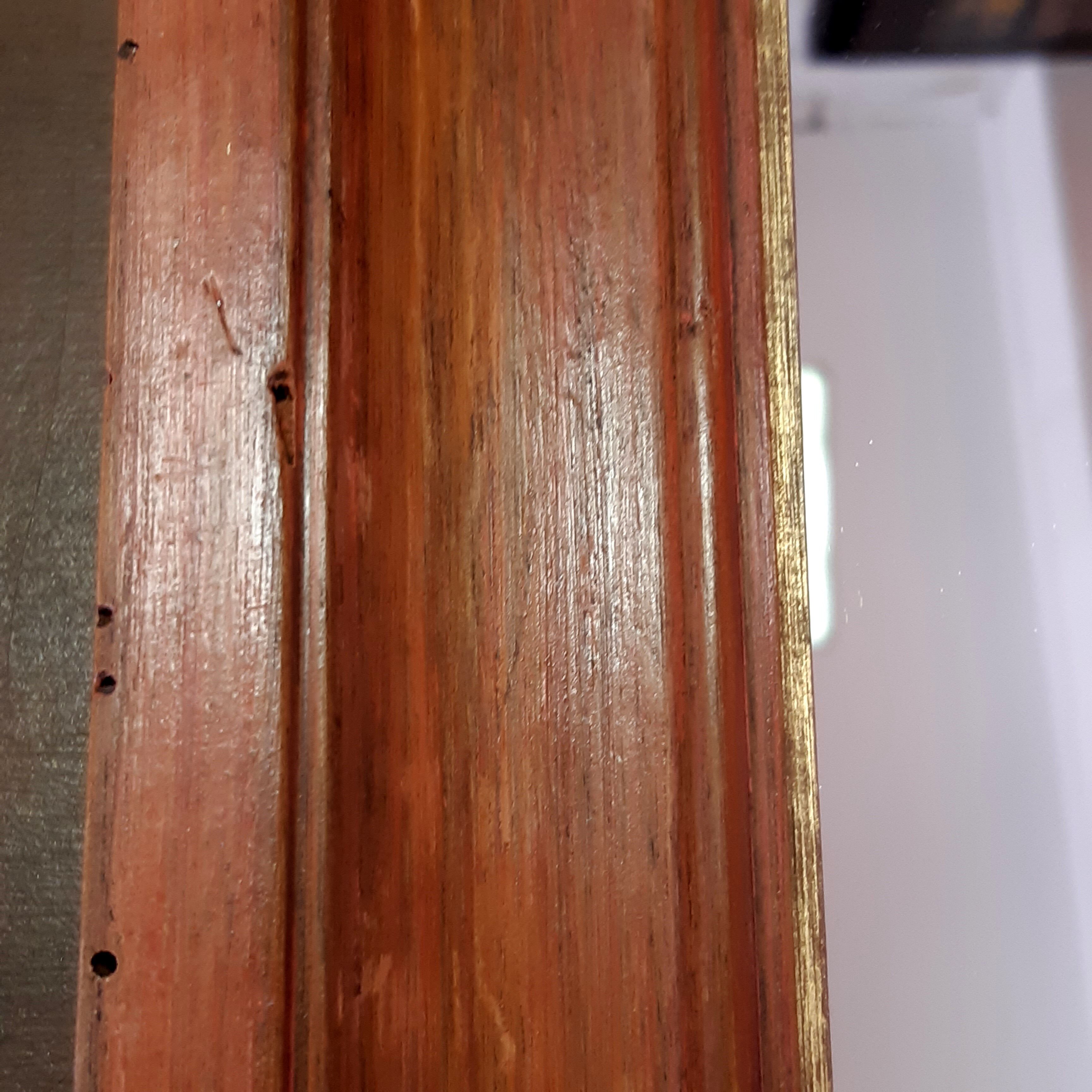Wood mirror