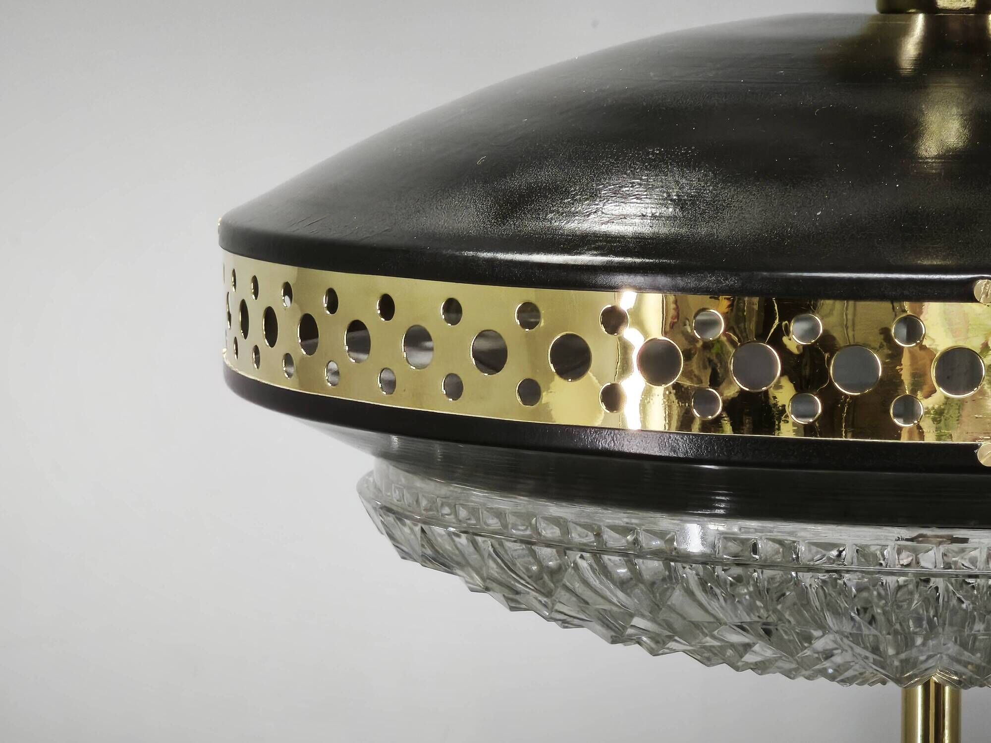 1960s Space Age UFO Pendant Light by Ludib Bratislava, Czechoslovakia
