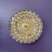 Vintage glass moulded globe wall or ceiling light.