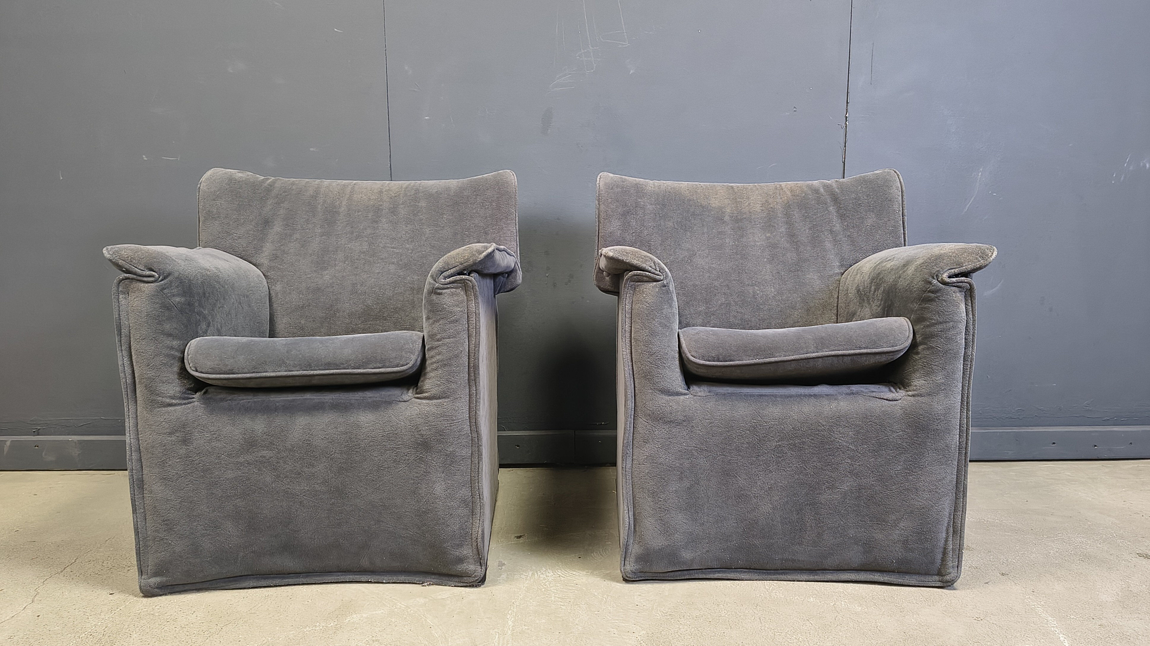 Lauriana armchairs by Afra and Tobia Scarpa for B&B Italia, 1970s