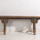 Antique Asian bench in navy blue tones (c.1870) #10
