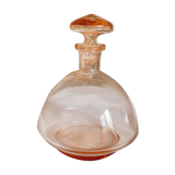 Carafe flacon en verre rose